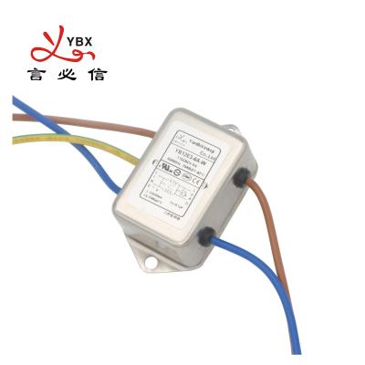 China Yanbixin 6A Low Pass Internal General Purpose Filtering Single Phase EMI IFR Filter Wire Power Supply for sale