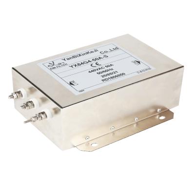 China Yanbixin YX93G4 100A high performance drive three-phase low-pass four-wire servo EMI filter for large equipment for sale