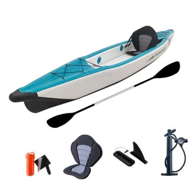 China 0.9mm pvc factory sale plastic kayak for fishing boat canoe for sale