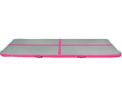 China Yoga Club Inflatable Gym Mat Inflatable Air Track Home Air Floor GYM Rolling Mat for sale