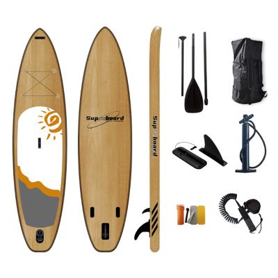 China Unisex Wooden Wholesale Board Surfboard Inflatable Paddle Grain Set Sip Up Surfboard Kayak Inflatable Paddle Grain Set for sale