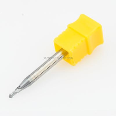 China R1X4X50L Long Carbide Tungsten Carbide Ball End Mill Cutter For 60HRC Steel for sale