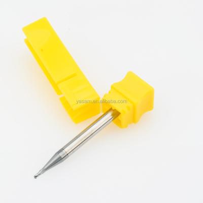 China R0.75X4X50L Carbide Tungsten Solid Carbide Shank Ball Nose Straight Milling Cutter For 60HRC Steel for sale