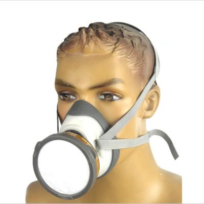 China Special antitoxic industry/agriculture gas mask respiratory protection set painting industrial antitoxic half face mask 1201 for sale