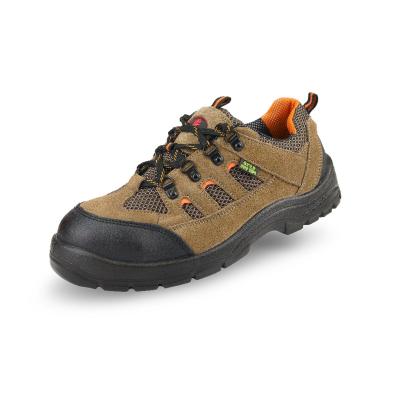 China Low Cut Insulated Suede Safety Shoes Workwear Leather Safety Shoes for sale