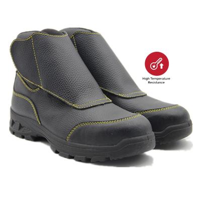 China 6KV Rubber Puncture Resistance Slip Resistant Outsole Welding Safety Shoes Heat Resistant Insulated Leather Safety Shoes for sale