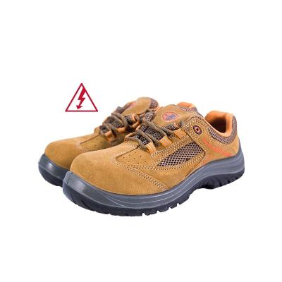 China Insulative Non Slip Metal Leather Upper Safety Shoes 10KV Insulated Safety Shoes for sale