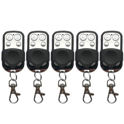 China 4 Buttons 433Mhz Key Chain Super Durable Wireless Remote Control Replacement Garage Door Remote Control for sale