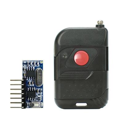 China Durable One Button RF Remote Transmitter And Digital Receiver 433mhz 1 Button +Receiver Module RF Remote Control Modulator for sale