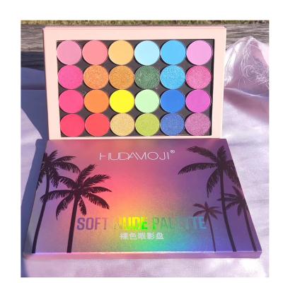 China 24 Color Waterproof Matte Glitter High Pigment Eyeshadow Palletes Waterproof Makeup Eyeshadow Palettes for sale