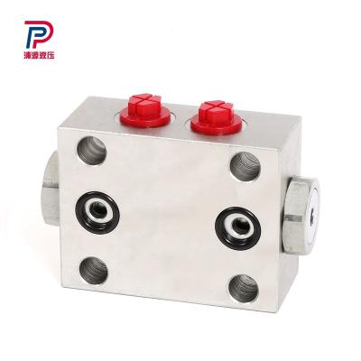 China Compact structure Factory Supplier Two-way Hydraulic Lock Outrigger Bi-directional Hydraulic Lock Cylinder Safety Valve for sale