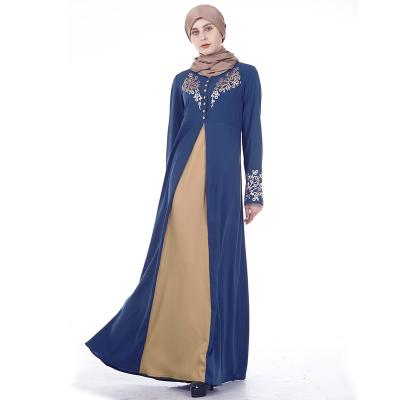 China Wholesale Muslim Malaysia Bridal Wedding Dress Evening Islamic Clothing Long Dress Muslim Dress M-2XL for sale