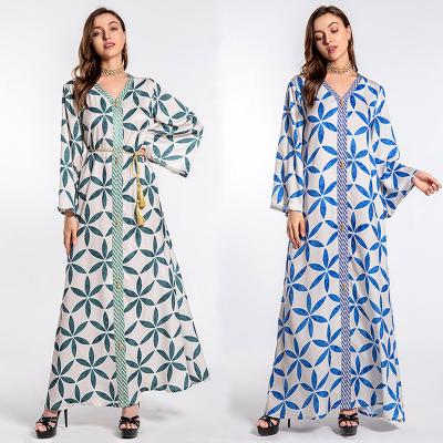 China Feel Comfortable 2020 New Islamic Clothing Muslim Women Sheath Long Tunic Pants Dubai Abaya Suit Dress Abaya Muslim Women Clothing for sale