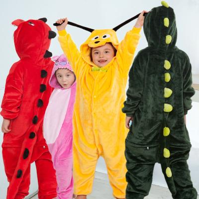 China Unicorn Thermal Animal Winter Flannel Pajamas Kids Warm Sleepwear Pajamas For Boys Girls for sale