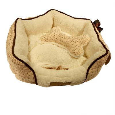 China Wholesale High Quality 100% Polyester Sleeping Breathable Little Dog Cat Bed For Pet Plush Toy for sale