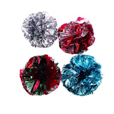 China Sustainable Hot Selling Customized Polyester Pleat Scratching Cute Interactive Balls Cat Toys for sale