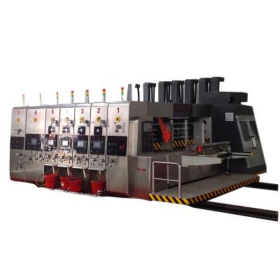 Κίνα Corrugated Cardboard Flexo Printing Slotter Machine Carton Making Box Machine Fully Automatic Corrugated Cardboard Printing Machine προς πώληση