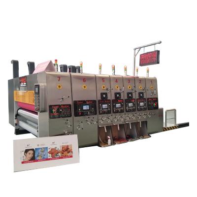 China Corrugated Cardboard Flexo Printing Slotter Machine Flexo Cardboard Printing Machine Plastic Sheet Slitting Printing Machine For Label Printer à venda