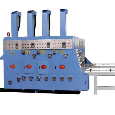 Cina Corrugated Cardboard Box Making Machine Corrugated Cardboard Printing Slot Machine Two Color Multicolor Die-cutting Cardboard Making Machine Printing in vendita