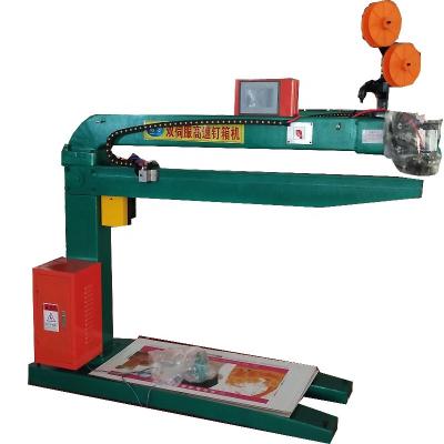 中国 Semi Automatic Commodity Cardboard Box Wire Stitching Machine For Corrugated Cardboard Box 販売のため