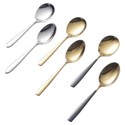 China Buffet Party Sustainable Kitchware 304 Slotted Serving Spoons Set Large Stainless Steel Serving Spoon For Restaurant Hotel for sale