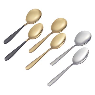 China High Grade Sustainable Modern Life Buffet Party Banquet Large Tablespoon 304 Stainless Steel Serving Spoons For Hotel for sale