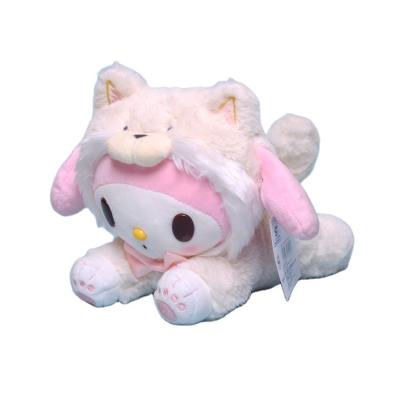 China High Quality Cute Anime Plush Toy Kuromi Plush Doll Cartoon Sanrio Cocos 28cm Stuffed Toy For Kids for sale