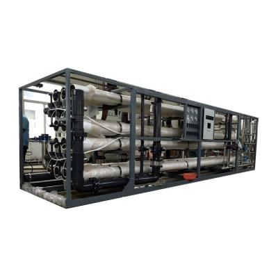 China Water Treatment Machines RO Water Filter System Desalination Packaged Water Treatment Units / Reverse Osmosis for sale