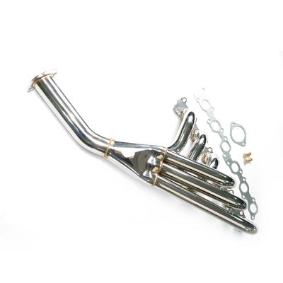 China 304ss stainless steel factory price long tube exhaust header for 98-07 4.5L I6 1FZ-EF for sale