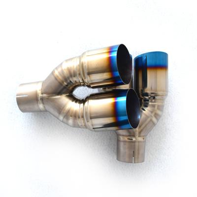 China Hot Sale Stainless Titanium / Titanium Alloy Exhaust Single Wall Tip for sale