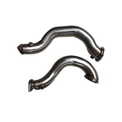 China 304 Stainless Steel Exceptional Quality 335I N54 Performance Racing Test Pipe Exhaust Downpipe for sale