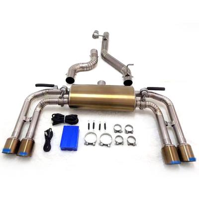 China Titanium Alloy EXHAUST CATBACK MUFFLER For A*udi S3 8V 2017+ (2.0T) for sale