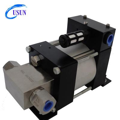 China Industrial Utilities USUN Model: M64 300-500 Bar Output Small Portable Pneumatic Fluid Test Pump For Pipelines for sale