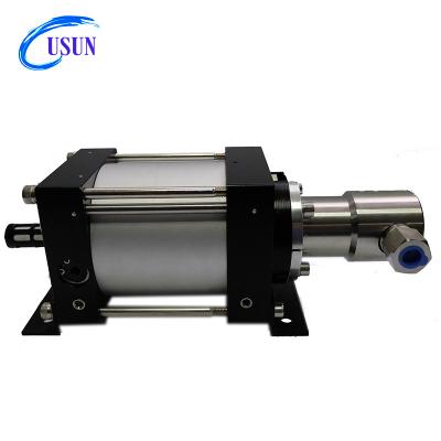 China USUN Brand MARITIME Model: XH25 100-200 Bar Hydraulic High Pressure Pneumatic Booster Pump for sale