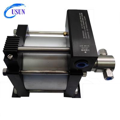 China Automotive Industry USUN Model: USUNAH80 300-600 Bar High Pressure Pneumatic Driven Water Test Pump For Pipe Testing for sale