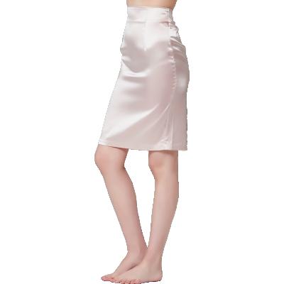 China Breathable Luxury Satin Women's Color Customizable Pajamas Sleep Slit Hip Silk Skirt for sale