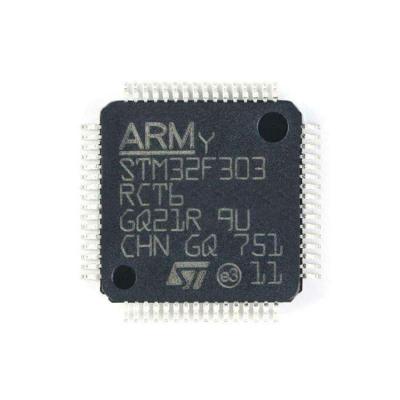 China Standard Integrated Circuits IC Chips Stock STM32F303RCT6 64LQFP STM32L Electronic Components for sale