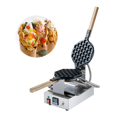 China Factory Wholesale Commercial Rotating Thermostat Adjustable Bubble Waffle Machine Making Pancake Cone Non-Stick Electric Baking Egg Waffle Maker for sale