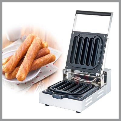 China Adjustable commercial simple manual manual waffle bun thermostat hot dog and corn waffle maker for sale for sale