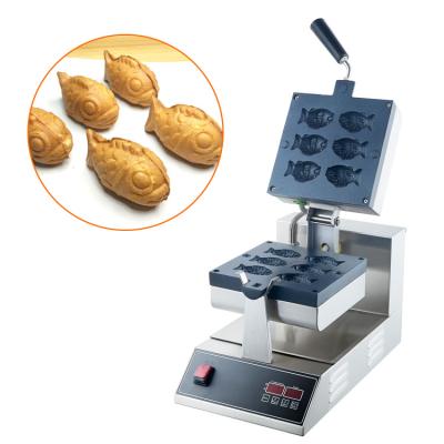 China Street Adjustable Commercial Electric Food Food Waffle Irons Bubble Thermostat Non-Stick Rotating Taiyaki Machine Waffle Maker for sale