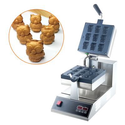 China Panini Adjustable Owl Shape Grill Sandwich Maker Cone Waffle Maker Sandwich Maker Waffle Maker Thermostat Waffle Maker Dutch Pancake for sale