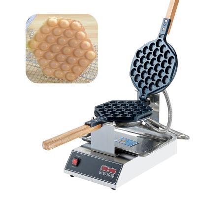 China Adjustable Thermostat 110V 220V Commercial Electric Egg Waffle Making Machine Non-Stick Baking Outdoor Bubble Waffle Maker for sale