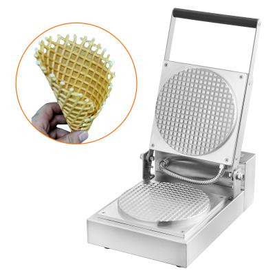 China Adjustable Thermostat Waffle Cone Maker Waffle Cone Maker Ice Cream Cone Maker Waffle Maker Ice Cream Cone Maker Customized Cutout Logo for sale