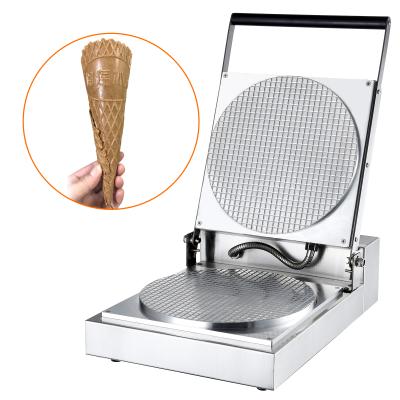 China Baking Machine Long Waffle Cone Maker Logo Customized Customized Commerical Adjustable Ice Cream Cone Thermostat Professional for sale