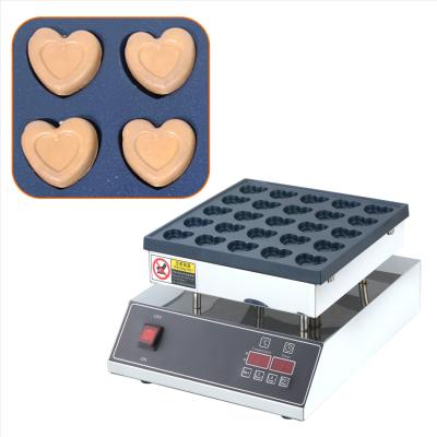 China Hotel Fast Food Machines 25 Holes Rolls Machine Electric Mini Pancake Waffle Maker for sale