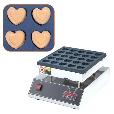 China Restaurant OEM Custom Design Commercial Snacks Equipment Electric Rolls Machines Poffertjes Maker 25 Holes Mini Pancake Machine for sale