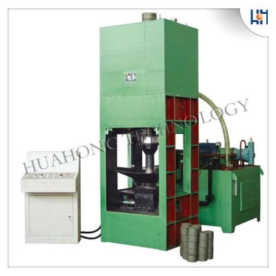 China Factory Y83 Automatic Aluminum Hydraulic Briquetting Press Briquetters Iron Metal Scrap Briquette Recycling Machine for sale