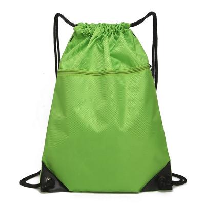 China Customized high quality lightweight double shoulder drawstring sport nylon outdoor bag for outdoor for sale