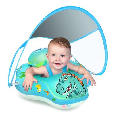 China Safety Multi-Flod Pad Baby Pool Float Inflatable Sun Protection Ring Newest for sale