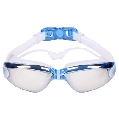 China High Definition Comfortable Waterproof Myopic Big Frame Swimming Goggles For Adult for sale